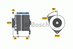 Фото Генератор Bosch 0 986 038 320