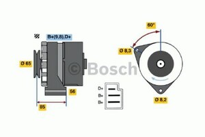 Фото Генератор Bosch 0 986 031 010