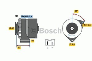 Фото Генератор Bosch 0 986 032 080