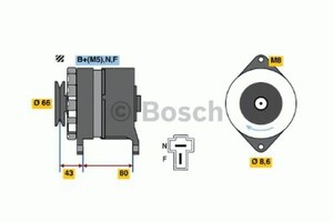 Фото Генератор Bosch 0 986 032 431