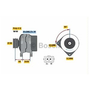 Фото Генератор Bosch 0 123 510 065