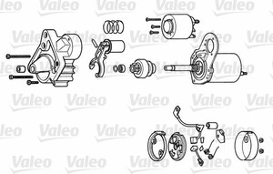 Фото Стартер Valeo D  6 RA  40