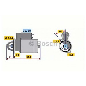 Фото Стартер Bosch 0 001 109 009