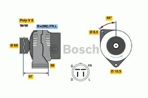 Фото Генератор Bosch 0 986 040 830