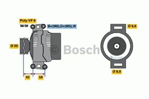 Фото Генератор Bosch 0 986 042 520