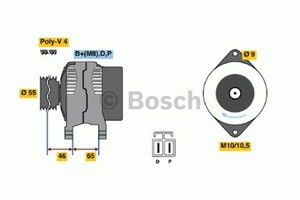 Фото Генератор Bosch 0 986 042 911