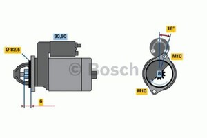 Фото Стартер Bosch 0 986 014 201