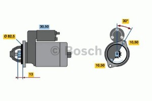 Фото Стартер Bosch 0 986 014 281