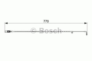 Фото Сигналізатор, знос гальмівних колодок Bosch 1 987 474 582