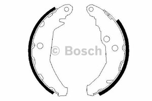 Фото Комплект гальмівних колодок Bosch 0 986 487 195