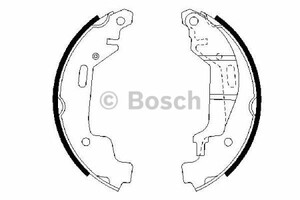 Фото Гальмівні колодки Bosch 0 986 487 576