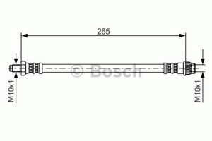 Фото Гальмівний шланг Bosch 1 987 476 948