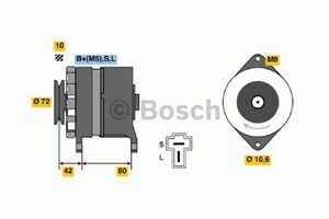 Фото Генератор Bosch 0 986 032 681