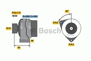 Фото Генератор Bosch 0 986 039 431