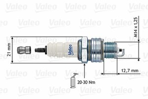 Фото Свічка запалювання Valeo 246861