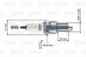 Фото Свічка запалювання Valeo 246896