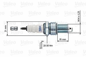 Фото Свічка запалювання Valeo 246914