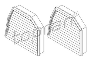 Фото Фільтр повітря у внутрішньому просторі Topran 407 739 755