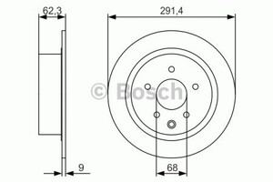 Фото Гальмівний диск Bosch 0 986 479 R14