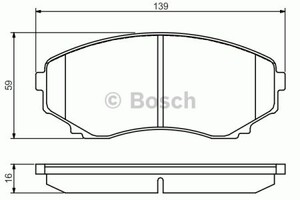 Фото Гальмівні колодки Bosch 0 986 495 131