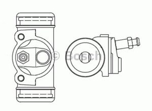 Фото Колісний гальмівний циліндр Bosch F 026 002 385