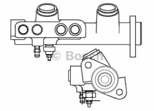 Фото Головний гальмiвний цилiндр Bosch F 026 003 014