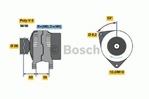 Фото Генератор Bosch 0 986 040 231