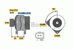 Фото Генератор Bosch 0 986 042 810