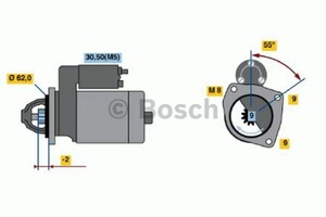 Фото Стартер Bosch 0 001 108 162