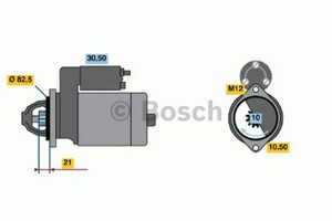 Фото Стартер Bosch 0 986 017 420