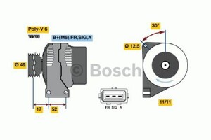 Фото Генератор Bosch 0 986 049 121