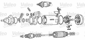 Фото Стартер Valeo D13HP605