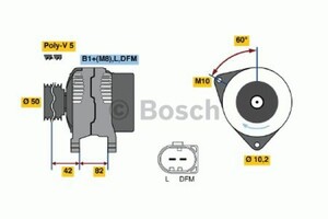 Фото Генератор Bosch 0 986 042 640