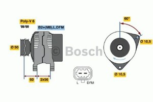 Фото Генератор Bosch 0 986 044 440