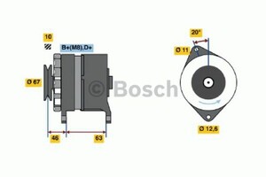 Фото Генератор Bosch 0 986 035 770