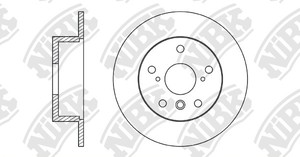 Фото Гальмівний диск NiBK RN1486