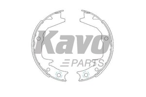 Фото Колодки гальмівні задн. Outlander/Lancer/Pajero/Galant 87-13 KAVO PARTS KBS6404