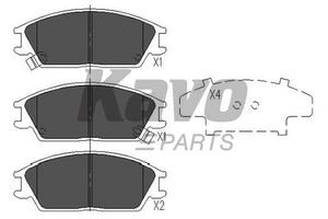 Фото Гальмівні колодки KAVO PARTS KBP3033