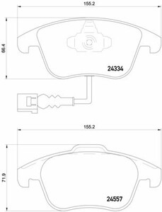 Фото Гальмівні колодки Brembo P 85 130