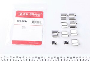 Фото Комплектуючі, колодки дискового гальма Quick Brake (OJD) 109-1244