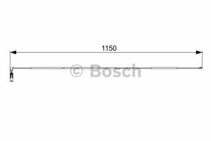 Фото Датчик зносу гальмівних колодок Bosch 1 987 473 004