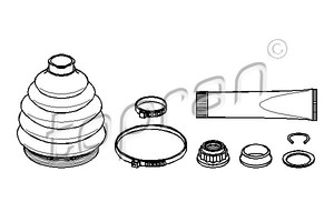 Фото Комплект пильовика, привідний вал Topran 111 779 546