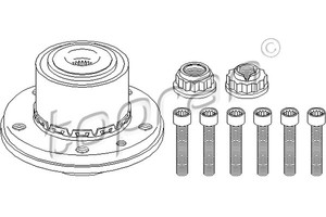 Фото Комплект підшипника маточини колеса Topran 111 890 055