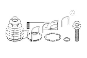 Фото Комплект пильовика, привідний вал Topran 111 674 546
