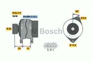 Фото Генератор Bosch 0 986 042 331