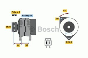 Фото Генератор Bosch 0 986 040 521