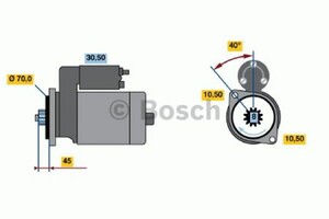 Фото Стартер Bosch 0 986 015 751