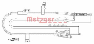 Фото Трос, паркувальна гальмівна система Metzger 17.0246