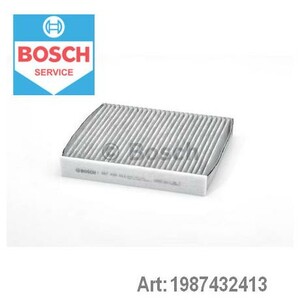 Фото Фільтр салону Ford Focus II/Volvo C30/C70 II/S40 II/V50 04-13 (вугільний) Bosch 1 987 432 413