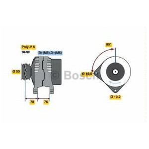 Фото Генератор Bosch 0 120 485 048